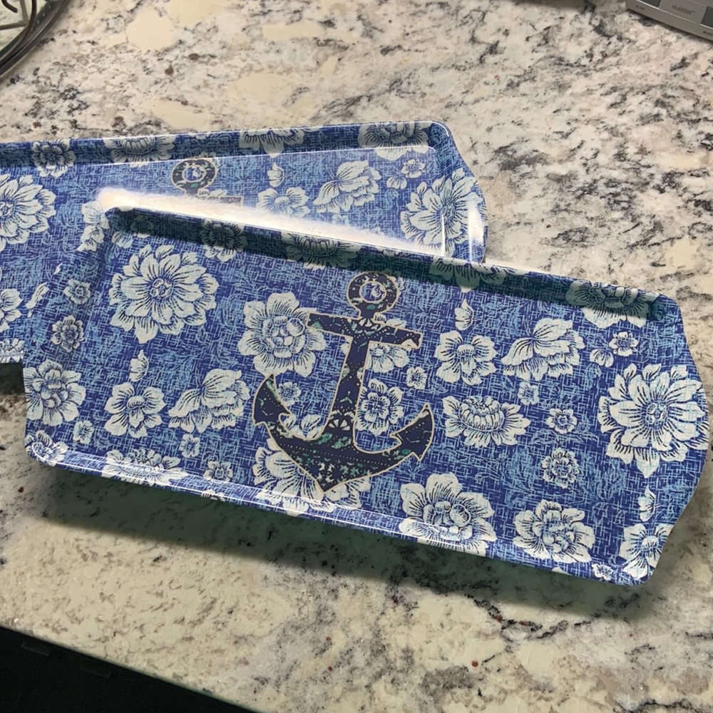 Cynthia Rowley Indoor/Outdoor Melamine Sandwich Trays